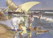 Joaquin Sorolla Beach of Valencia by Morning Light (nn02) oil painting artist